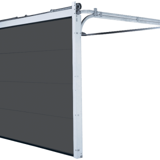 Uși de garaj Uși de garaj făra dungă pe mijloc